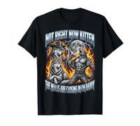 Not Now Kitten Walls Closing On Daddy Funny Alpha Wolf Meme Camiseta