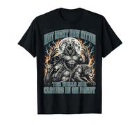 Not Now Kitten Walls Closing On Daddy Funny Alpha Wolf Meme Camiseta