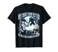 Not Now Kitten Walls Closing On Daddy Funny Alpha Wolf Meme Camiseta