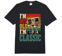 Not Old I'm Classic Retro Gamer Funny 80's Distressed Fun Comfort Colors Adult Heavyweight T-Shirt