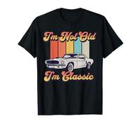 Not Old Just Classic Funny Car Vintage para Hombre y Mujer Camiseta