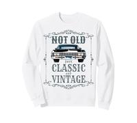 Not Old Just Classic Funny Car Vintage para Hombre y Mujer Sudadera