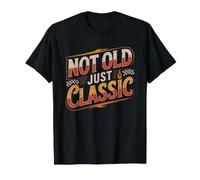 Not Old Just Classic Like Hot Rods Grandpa Vintage Rod Humor Camiseta