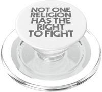 Not One Religion Has The Right to Fight PopSockets PopGrip para MagSafe