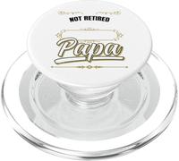 Not Retired I'm A Professional Papa Funny Design PopSockets PopGrip para MagSafe