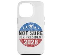 Not Sure for President 2028 USA Funny Vintage Carcasa para iPhone 13 Pro