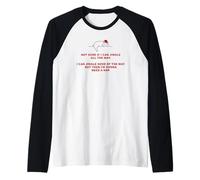 Not Sure if I Can Jingle All The Way - Cat Funny Christmas Camiseta Manga Raglan