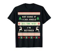 Not Sure if I Can Jingle All The Way, Christmas Ugly Retired Camiseta