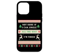 Not Sure if I Can Jingle All The Way, Tired - Christmas Ugly Carcasa para iPhone 12 Mini