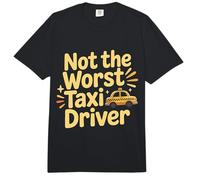 Not The Worst Taxi Driver Camino de Trabajo de Taxi |- Comfort Colors Adult Heavyweight T-Shirt