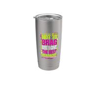 Not To Brag But I Give The Best Headache Estrés divertido Vaso térmico de acero inoxidable de doble pared