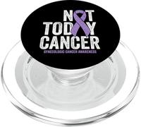 Not Today Cáncer ginecológico, Cinta de Conciencia de Lavanda PopSockets PopGrip para MagSafe