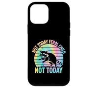 Not Today Feral Child Not Today Men Women Kids Funny Carcasa para iPhone 12 Mini