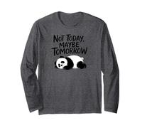 Not Today, Maybe Tomorrow. Sarcastic Graphic Saying Manga Larga
