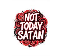 Not Today Satan Notebook