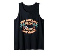 Not Working from Anywhere Travel Burnout Traveler |- Camiseta sin Mangas