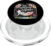 Not Working from Anywhere Travel Burnout Traveler - PopSockets PopGrip para MagSafe