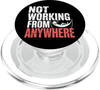 Not Working from Anywhere Travel Burnout Traveler |- PopSockets PopGrip para MagSafe