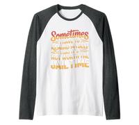Not Worth The Jail Time I Remind Myself - Camiseta Manga Raglan