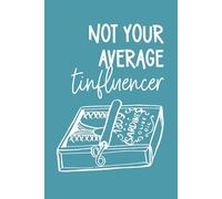 Not Your Average Tinfluencer - Sardine Tin Artwork Lined Notebook - 6x9 - Vintage Retro Quirky Gift - Unique Office Journal