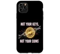 Not Your Keys Not Your Coins control de seguridad bitcoin gratis Carcasa para iPhone 11 Pro Max