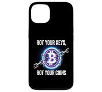 Not Your Keys Not Your Coins control de seguridad bitcoin gratis Carcasa para iPhone 13