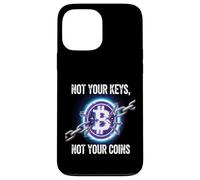 Not Your Keys Not Your Coins control de seguridad bitcoin gratis Carcasa para iPhone 13 Pro Max