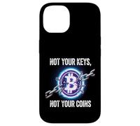 Not Your Keys Not Your Coins control de seguridad bitcoin gratis Carcasa para iPhone 14