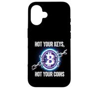 Not Your Keys Not Your Coins control de seguridad bitcoin gratis Carcasa para iPhone 16