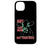 NOT YOUR MOM NOT YOUR MILK Anti Dairy Vegan Animal Love Carcasa para iPhone 14 Plus