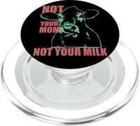 NOT YOUR MOM NOT YOUR MILK Anti Dairy Vegan Animal Love PopSockets PopGrip para MagSafe
