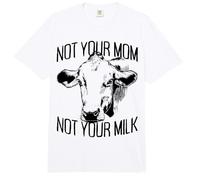 Not Your Mom Not Your Milk Mum Pro Vegan Animal Vegetariana Comfort Colors Adult Heavyweight T-Shirt