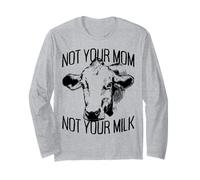 Not Your Mom Not Your Milk Mum Pro Vegan Animal Vegetariana Manga Larga