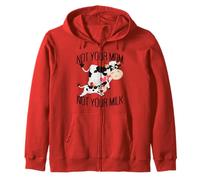 Not Your Mom Not Your Milk Mum Pro Vegan Animal Vegetariana Sudadera con Capucha