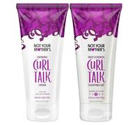 Not Your Mother's Curl Talk Frizz Control Sculpting Gel and Defining Cream (pacote com 2) - Formulado com complexo de cachos de arroz - Para todos os tipos de cabelo cacheado (170 g, pacote com 2)