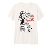 Not Your Sweet Little Pumpkin Retro Halloween Pin Up Women Camiseta Premium