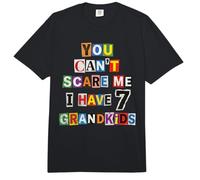 Nota de Rescate Divertida de You Can't Scare Me I Have 7 Nietos Comfort Colors Adult Heavyweight T-Shirt