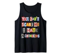 Nota de Rescate Divertida de You Can't Scare Me I Have 8 Nietos Camiseta sin Mangas