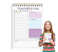 Nota del profesor - Notas de agradecimiento 'profesor | 50 hojas de profesores de cosas de cosas de | 5.8 x 8.3 pulgadas de memo organizador gemelo plan