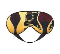 Nota Máscara de sueño para los ojos de la guitarra para dormir, máscara de sueño que bloquea perfectamente la luz para mujeres y hombres, diadema suave y cómoda para los ojos