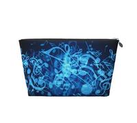 Nota Musical Azul, Bolsa de artículos de tocador Bolsa de Maquillaje Bolsa de cosméticos Bolsa de artículos de tocador de Viaje portátil