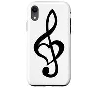 Nota Musical Clef Bass Clave de Sol Corazón Amor Amantes & Artistas Carcasa para iPhone XR