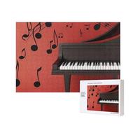 Nota Musical de Piano Impresa,Rompecabezas de Madera de 300 Piezas, Juego Familiar, Rompecabezas para Adultos, Adolescentes, decoración del hogar
