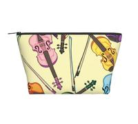 Nota Musical de violín, Bolsa de artículos de tocador Bolsa de Maquillaje Bolsa de cosméticos Bolsa de artículos de tocador de Viaje portátil