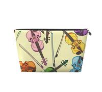 Nota Musical de violín, Bolsa de artículos de tocador Bolsa de Maquillaje Bolsa de cosméticos Bolsa de artículos de tocador de Viaje portátil