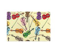Nota Musical de violín, Rompecabezas de 1000 Piezas, Rompecabezas de Madera para Toda la Familia, decoración de Pared para Adultos y Adolescentes.