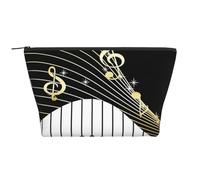 Nota Musical del Teclado del Piano, Bolsa de artículos de tocador Bolsa de Maquillaje Bolsa de cosméticos Bolsa de artículos de tocador de Viaje portátil