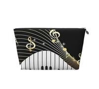 Nota Musical del Teclado del Piano, Bolsa de artículos de tocador Bolsa de Maquillaje Bolsa de cosméticos Bolsa de artículos de tocador de Viaje portátil