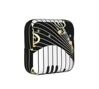 Nota Musical del Teclado del Piano,Bolsas para Guardar compresas sanitarias, Bolsas para la menstruación para Mujeres y Adolescentes.