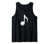 Nota musical divertida clave musical para músicos divertidos Camiseta sin Mangas